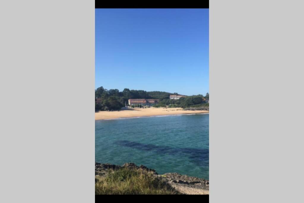 Duplex A Pie De Playa Con Piscina Y Tenis Tobes y Rahedo Bagian luar foto
